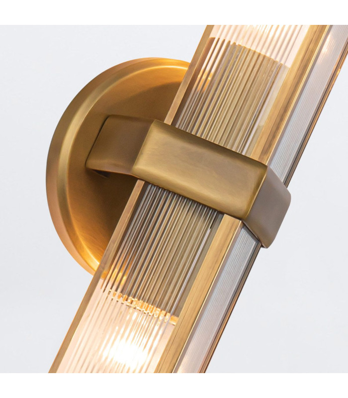 Cairo Up & Down Wall Lamp Vintage Brass-3