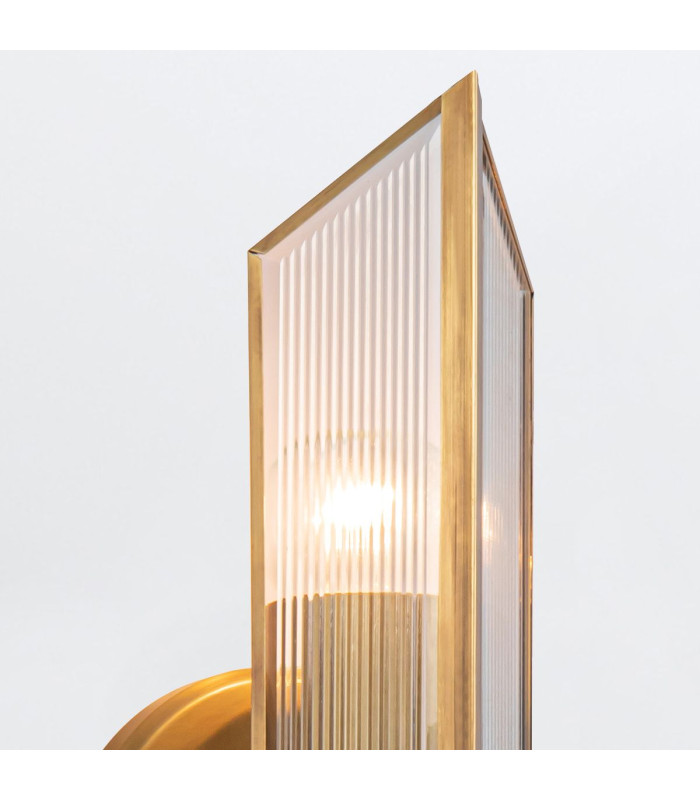 Cairo Up & Down Wall Lamp Vintage Brass-4