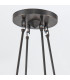 Cairo 8 Light Multi Arm Pendant Ceiling Light Urban Bronze-4