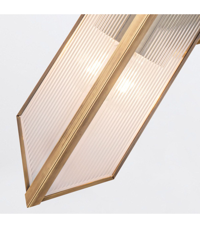 Cairo Up & Down Wall Lamp Vintage Brass-5