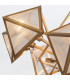 Cairo 8 Light Multi Arm Pendant Ceiling Light Vintage Brass-3