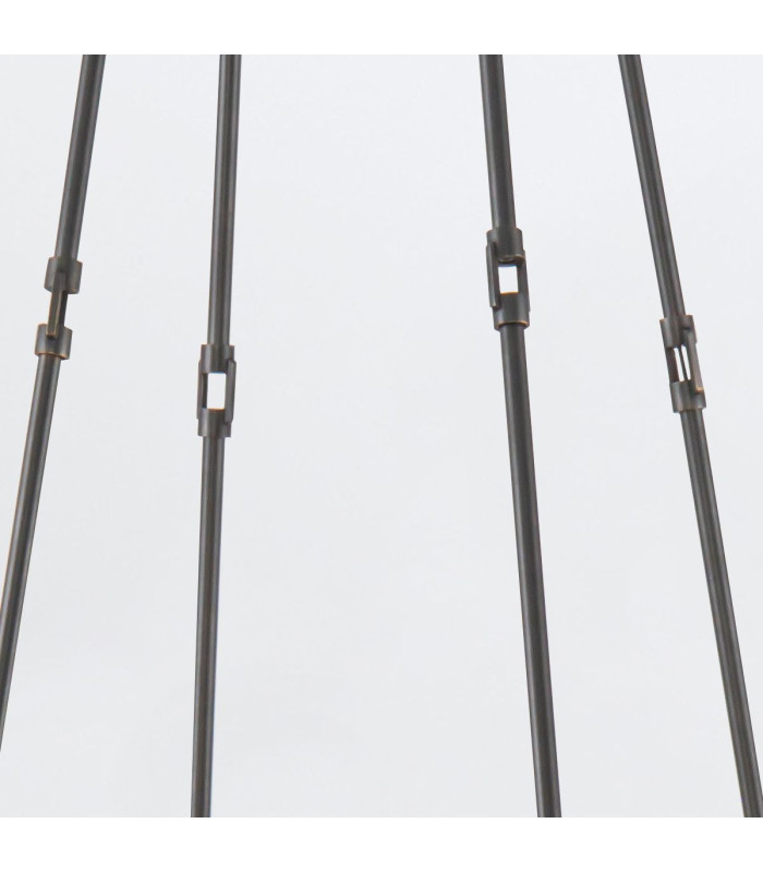 Cairo 8 Light Multi Arm Pendant Ceiling Light Urban Bronze-5