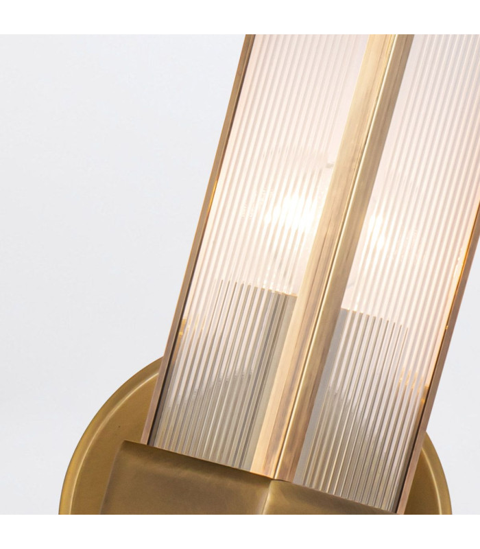 Cairo Up & Down Wall Lamp Vintage Brass-6