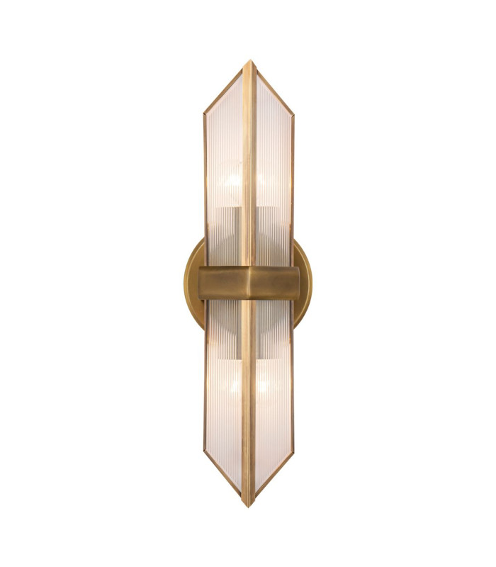 Cairo Up & Down Wall Lamp Vintage Brass-7