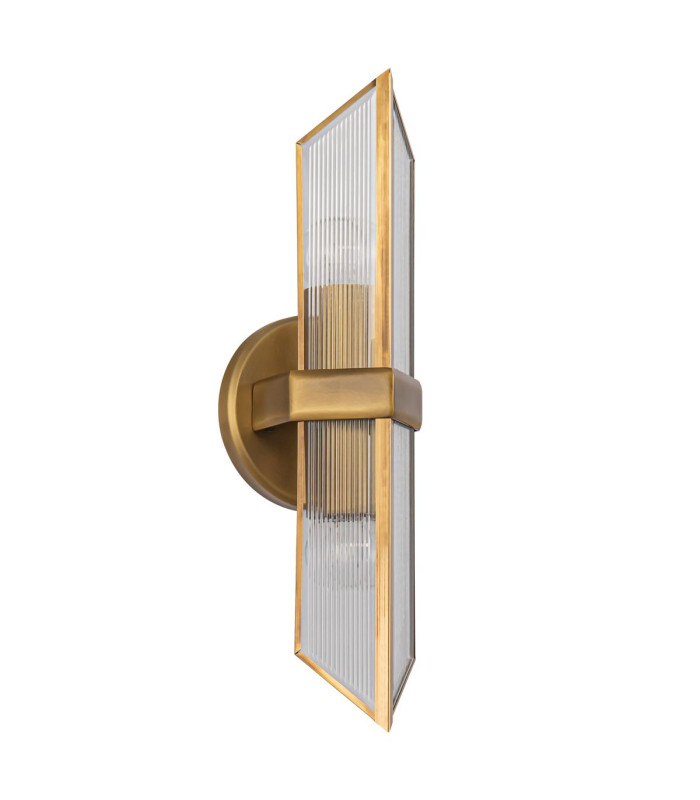 Cairo Up & Down Wall Lamp Vintage Brass-8
