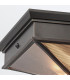 Cairo Decorative Flush Ceiling Light Urban Bronze-4