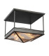 Cairo 4 Light Decorative Flush Ceiling Light Urban Bronze-1