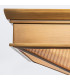 Cairo Decorative Flush Ceiling Light Vintage Brass-4