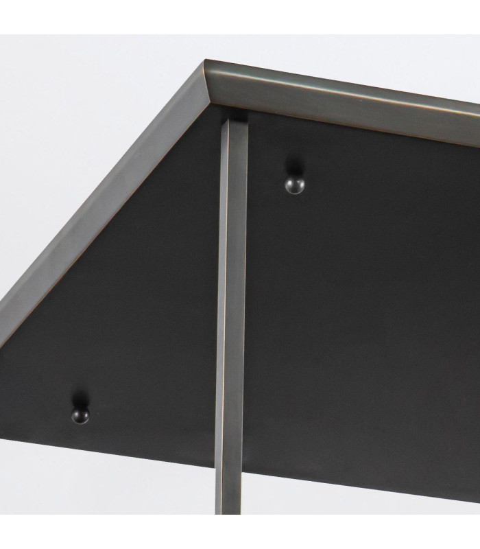Cairo 4 Light Decorative Flush Ceiling Light Urban Bronze-4