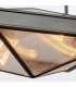 Cairo 4 Light Decorative Flush Ceiling Light Urban Bronze-5