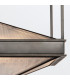 Cairo 4 Light Decorative Flush Ceiling Light Urban Bronze-6