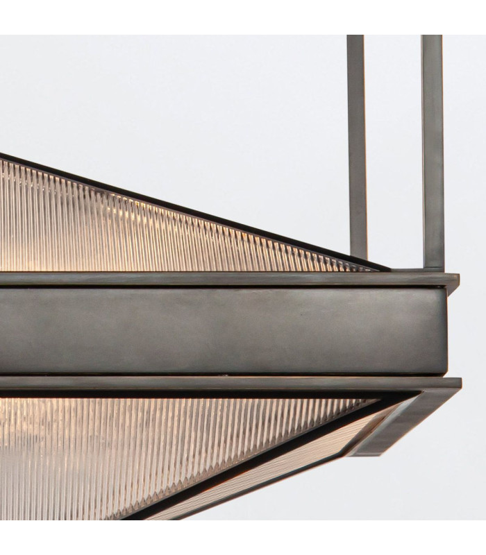Cairo 4 Light Decorative Flush Ceiling Light Urban Bronze-6