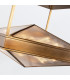 Cairo 4 Light Decorative Flush Ceiling Light Vintage Brass-3