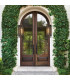 Catalina Large Outdoor Wall Lantern Black with Burnished Bronze accents IP44-2