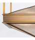 Cairo 4 Light Decorative Flush Ceiling Light Vintage Brass-5