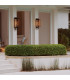 Catalina Large Outdoor Wall Lantern Black with Burnished Bronze accents IP44-5