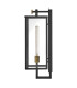 Catalina Large Outdoor Wall Lantern Black with Burnished Bronze accents IP44-7