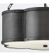 Chance Cylindrical Pendant Ceiling Light Blackened Brass-3