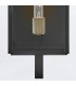 Catalina Large Outdoor Wall Lantern Black with Burnished Bronze accents IP44-11