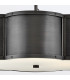 Chance Cylindrical Pendant Ceiling Light Blackened Brass-6