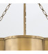 Chance Cylindrical Pendant Ceiling Light Heritage Brass-6