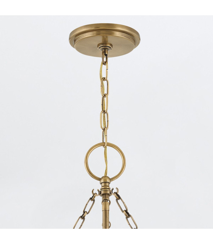 Chance Cylindrical Pendant Ceiling Light Heritage Brass-7