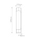 Facet Bathroom Wall Lamp Heritage Brass IP44-2