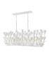 Flora 10 Light Bar Pendant Ceiling Light Textured Plaster-1