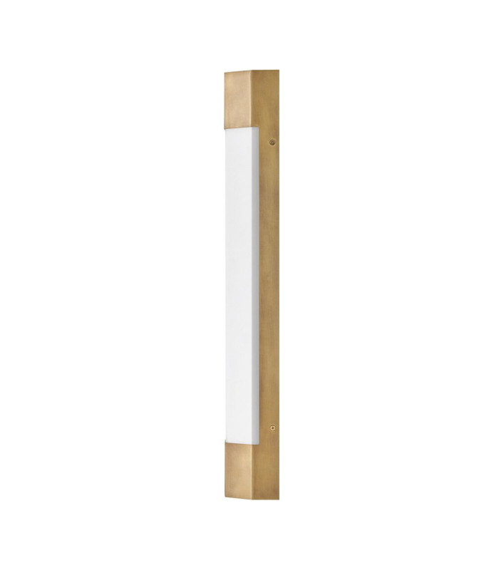 Facet Bathroom Wall Lamp Heritage Brass IP44-3