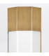 Facet Bathroom Wall Lamp Heritage Brass IP44-5
