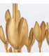 Flora 10 Light Bar Pendant Ceiling Light Burnished Gold-5