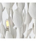 Flora 10 Light Bar Pendant Ceiling Light Textured Plaster-5