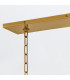 Flora 10 Light Bar Pendant Ceiling Light Burnished Gold-6