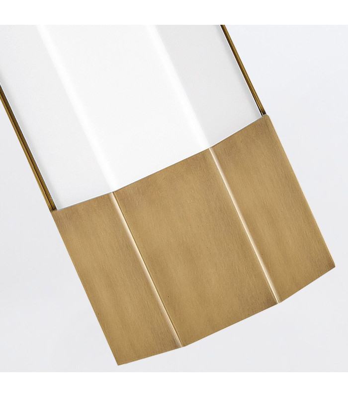 Facet Bathroom Wall Lamp Heritage Brass IP44-7