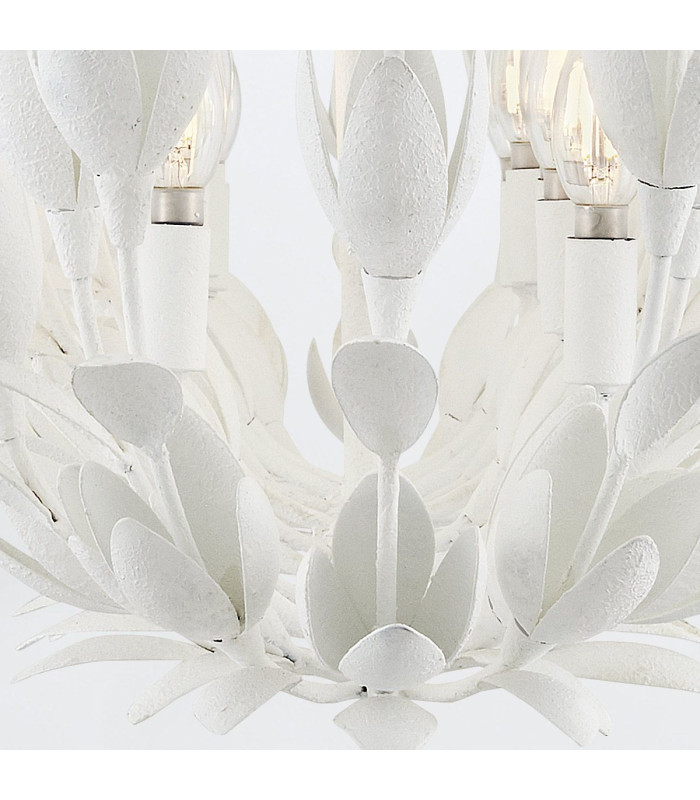 Flora 10 Light Bar Pendant Ceiling Light Textured Plaster-6