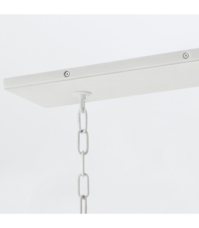 Flora 10 Light Bar Pendant Ceiling Light Textured Plaster-7