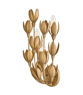 Flora Wall Lamp Burnished Gold-1