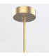Floriana 8 Leaf Integrated LED Pendant Ceiling Light Natural Brass-7