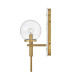 Gilda Globe Wall Lights Heritage Brass IP44-3