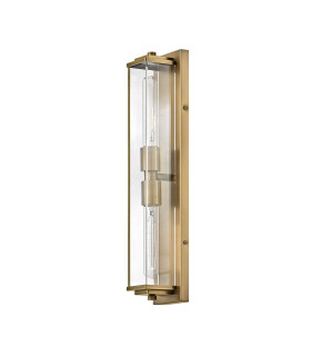 Henri Up & Down Wall Lamp Heritage Brass IP44-1