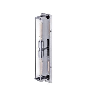 Henri Up & Down Wall Lamp Polished Chrome IP44-1