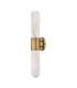 Ibiza Large Integrated LED Wall Lamp Heritage Brass IP44-1