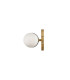 Ibiza Large Integrated LED Wall Lamp Heritage Brass IP44-3