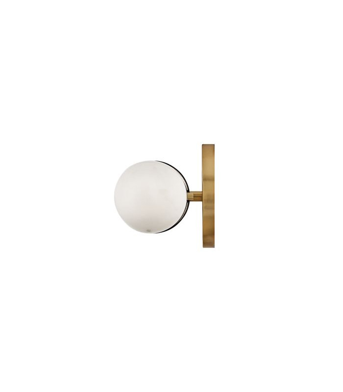 Ibiza Large Integrated LED Wall Lamp Heritage Brass IP44-3