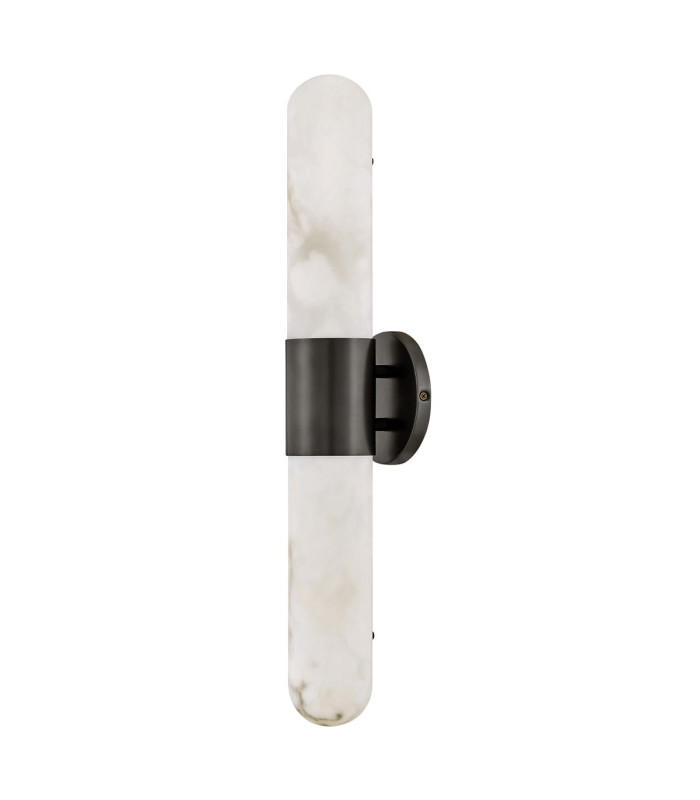 Ibiza Large Integrated LED Wall Lamp Black Oxide IP44-4