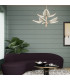 Floriana 8 Leaf Integrated LED Pendant Ceiling Light Natural Brass-2