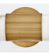 Ibiza Large Integrated LED Wall Lamp Heritage Brass IP44-6
