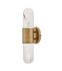 Ibiza Medium Integrated LED Wall Lamp Heritage Brass IP44-1