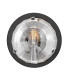 Leo Flush Wall Lamp Black-3