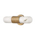 Ibiza Medium Integrated LED Wall Lamp Heritage Brass IP44-4